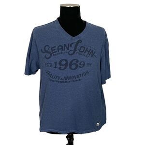 Sean John V-Neck T-Shirt - Men’s XL‎